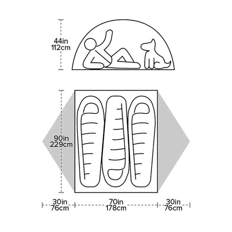 BIG AGNES Blacktail 3 Tent