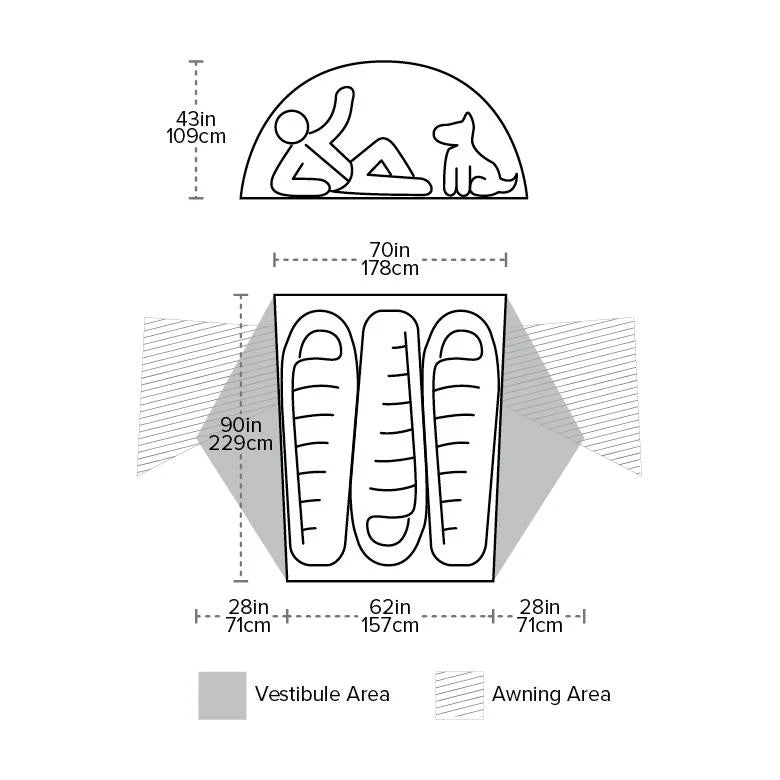 BIG AGNES Copper Spur UL3 Tent