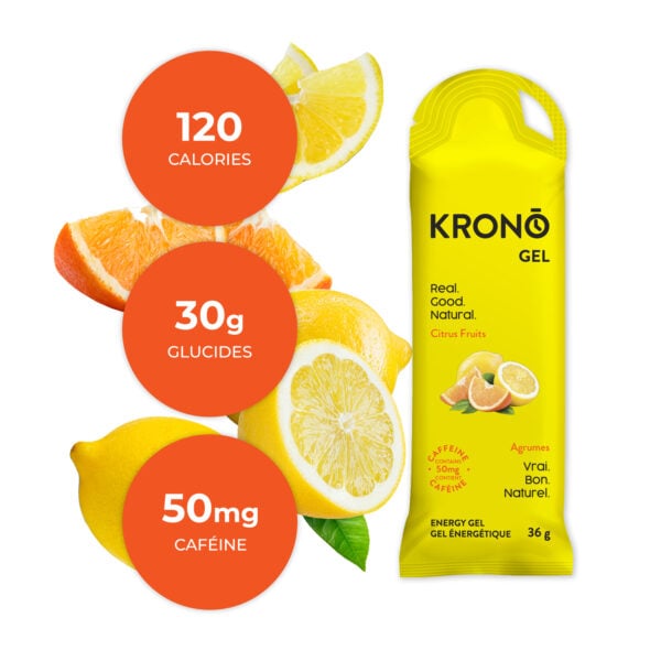 KRONO NUTRITION Energy Gel - Citrus (4pk)