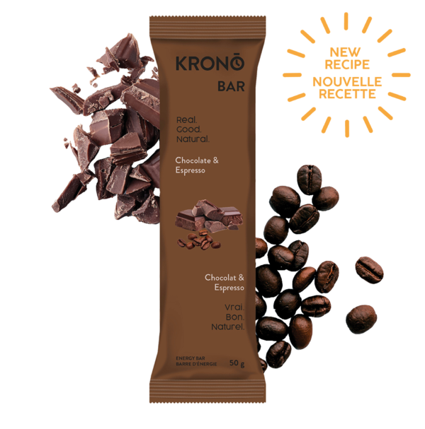 KRONO NUTRITION Energy Bar - Chocolate & Espresso (4pk)