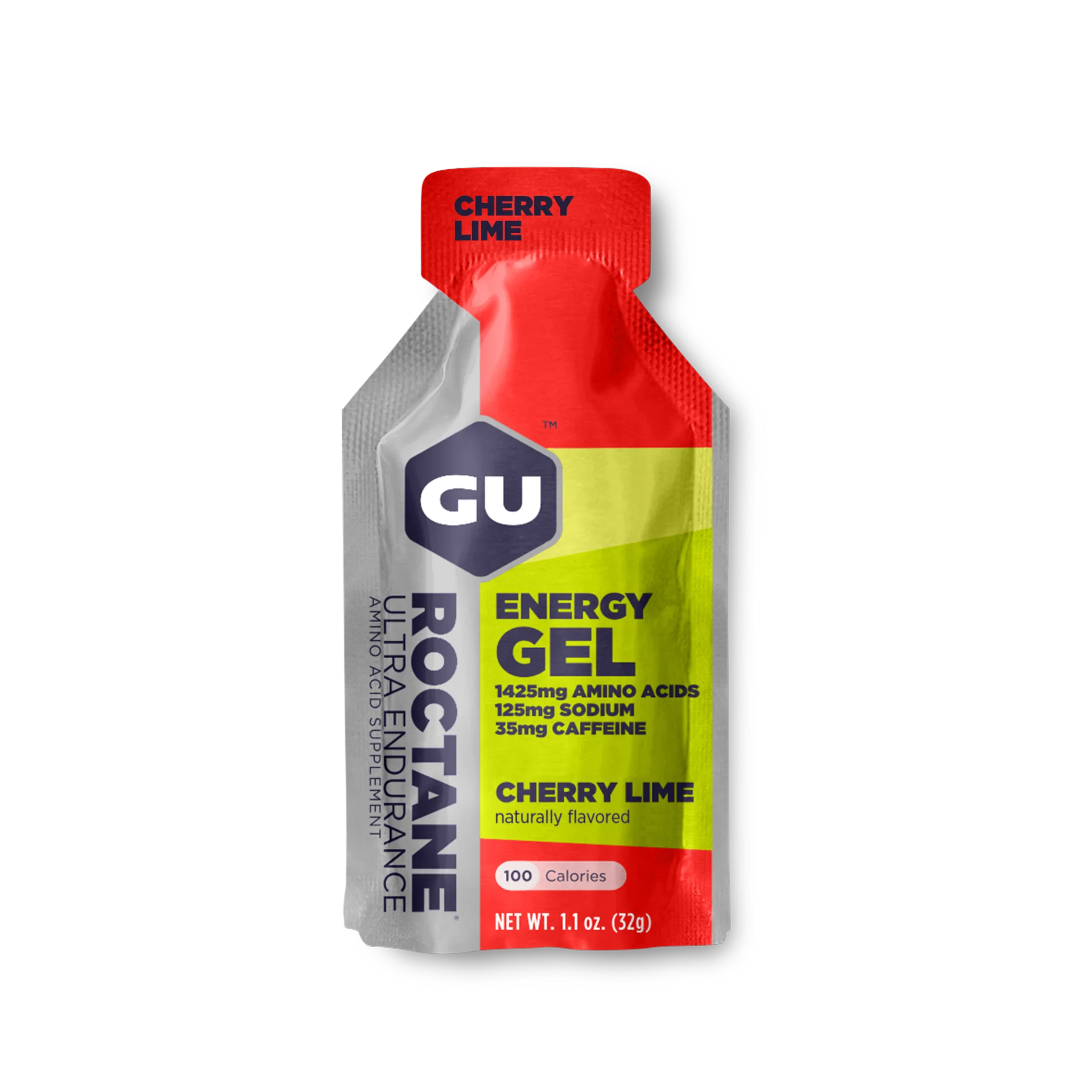 GU Roctane Energy Gel - Cherry Lime (4pk)