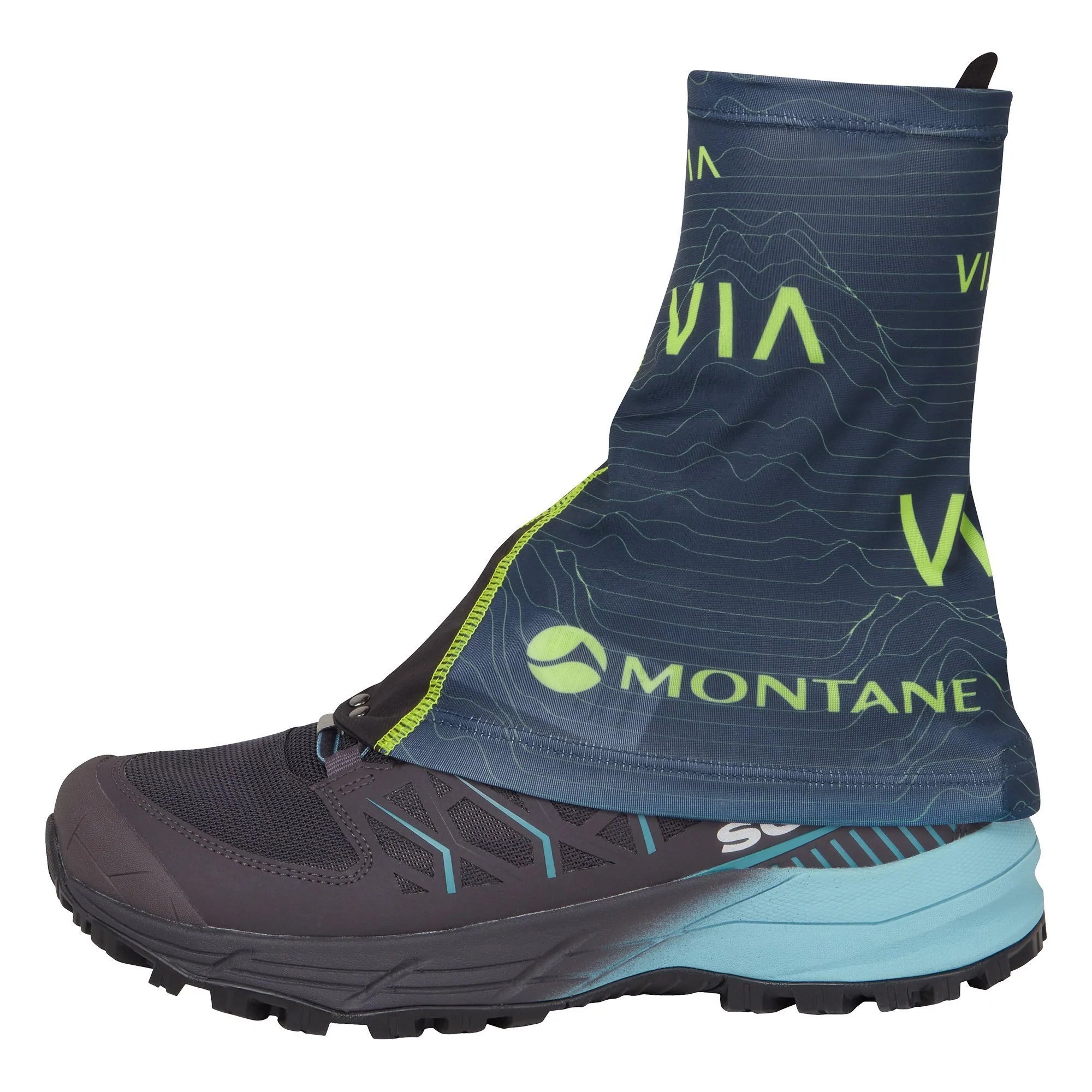 Chaussure de Dry-Tooling / Cascade de glace COMP XT EVO noir-orange ASOLO  avec crampons - Montania Sport