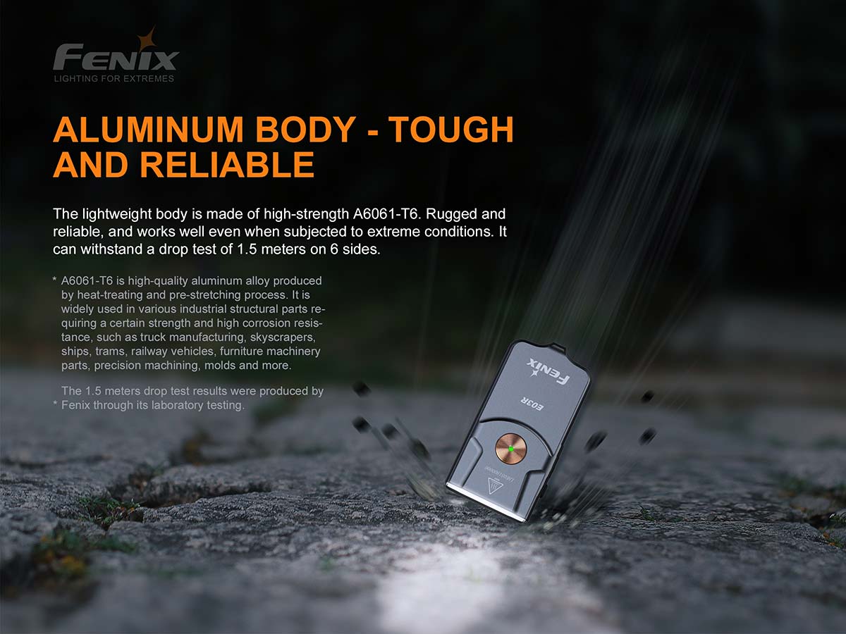 Fenix hot sale keychain flashlight